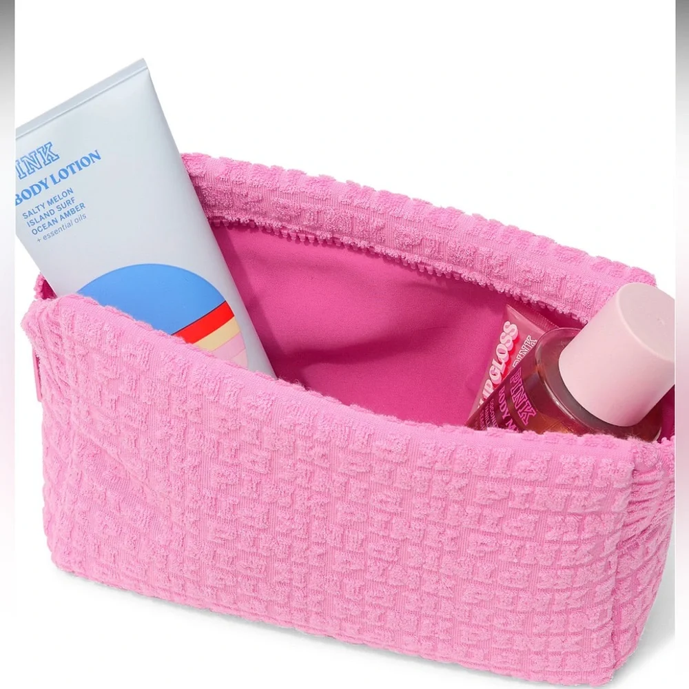 PINK Victoria's Secret PINK Terry Makeup Bag